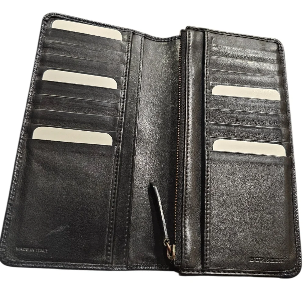 Burberry Vintage Continental Long Bifold Wallet